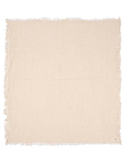 Little Fishies Gauze Receiving Blanket - Natural