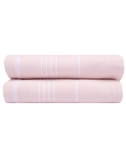 Classic Fringeless XL Bath Bundle - Calcite Pink