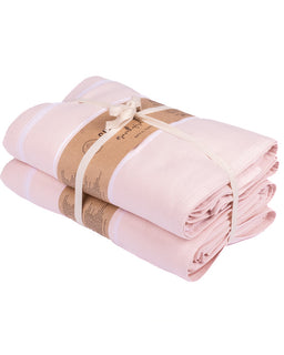 Classic Fringeless XL Bath Bundle - Calcite Pink