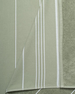 Classic Fringeless XL Bath Bundle 2 Pack - Hedge Green