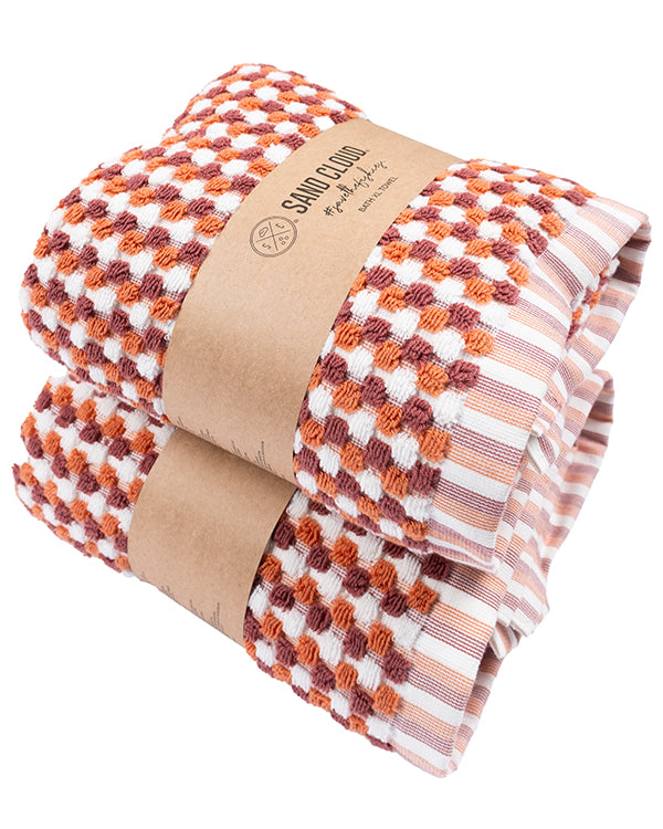 Flower Polka Dot XL Bath Bundle - 2 Pack