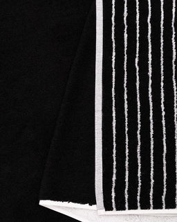 Micro Stripe Bath Bundle - 2 Pack - Black