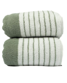 Micro Stripe Bath Bundle - 2 Pack - Sage