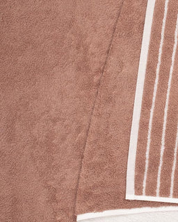 Micro Stripe Bath Bundle - 2 Pack - Warm Taupe