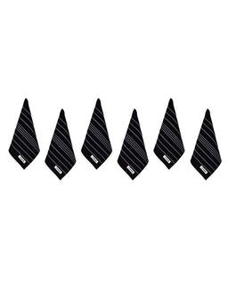 Classic Bath Washcloth Bundle- 6 Pack - Black