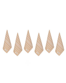 Classic Bath Washcloth Bundle- 6 Pack - Sand