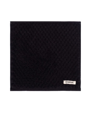 Atom Washcloth Bath Bundle - Black - 6 Pack