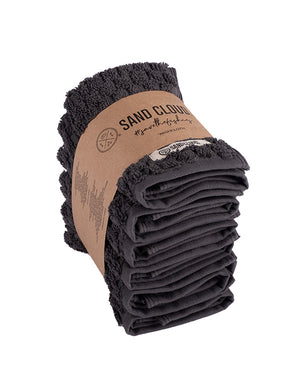 Atom Washcloth Bath Bundle - Charcoal - 6 Pack