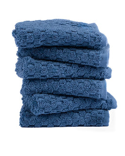 Atom Washcloth Bath Bundle - Slate Blue - 6 Pack