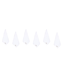 Atom Washcloth Bath Bundle - White - 6 Pack