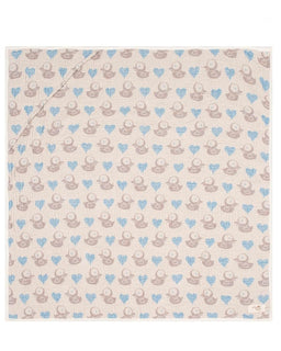 Ducky Gauze Hooded Blanket Single