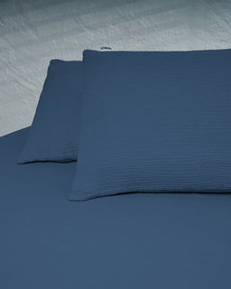 Dark Denim Bedding Set - Queen