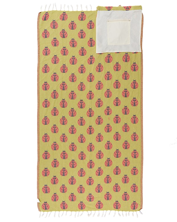 Ladybug Towel Bag