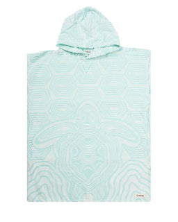 Geo Turtle Hooded Poncho Youth