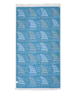 Shark Fin Kids Towel