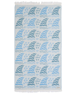 Shark Fin Kids Towel