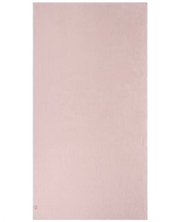 Light pink textured fabric swatch on a white background