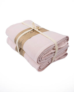 Terra Fringeless XL Bath Bundle 2 Pack - Calcite Pink