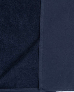 Navy blue fabric with a subtle pattern