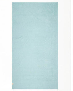Solid light blue towel