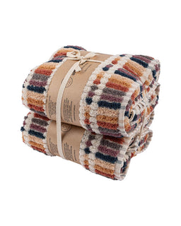 Dashes Stripe Bath Bundle - 2 Pack - Spice