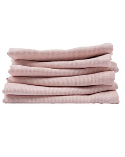 Terra Bath Washcloth Bundle 6 Pack - Calcite Pink