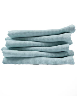 Terra Bath Washcloth Bundle 6 Pack - Seaglass