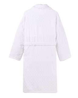 Polka Dot Robe  - White