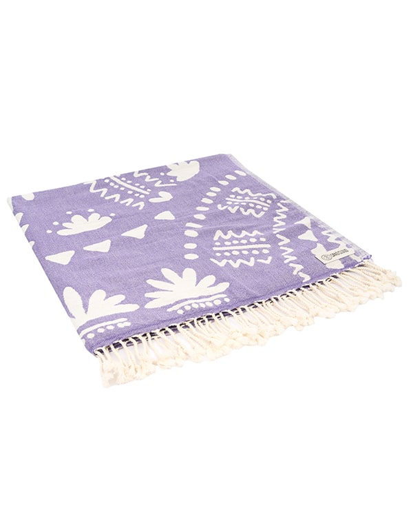 Boho Towel Purple