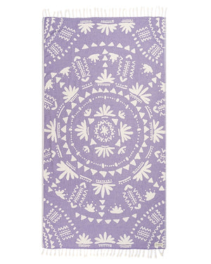 Boho Towel Purple