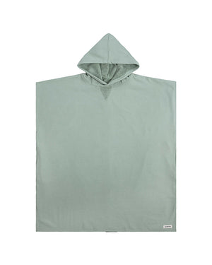 Terra Hooded Poncho Sage