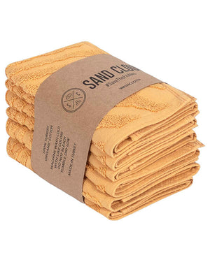 Solis Washcloth Bath Bundle - 6 Pack - Sunflower