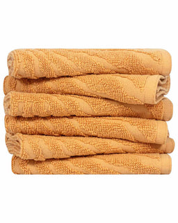 Solis Washcloth Bath Bundle - 6 Pack - Sunflower