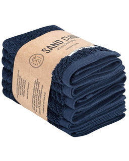 Willow Bath Washcloth Bundle - 6 Pack - Deep Ocean