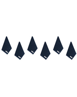 Willow Bath Washcloth Bundle - 6 Pack - Deep Ocean