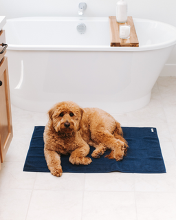 Willow Bath Mat - Deep Ocean