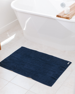 Willow Bath Mat - Deep Ocean