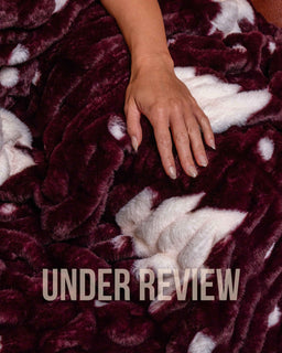 Christmas Tree Drift Blanket - Merlot