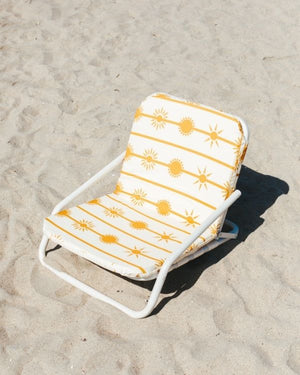 Aelia Metal Beach Chair - Sunflower