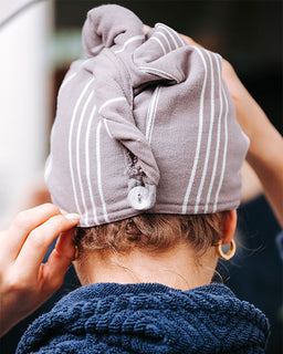 Classic Hair Towel - Grey