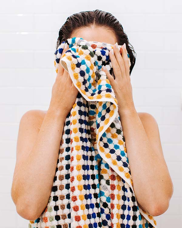 Stripe Polka Dot XL Bath Towel