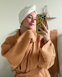 Terra Hair Towel - Ivory