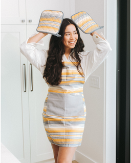 Saffron Stripe Apron