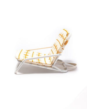 Aelia Metal Beach Chair - Sunflower