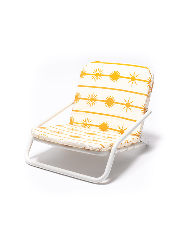 Aelia Metal Beach Chair - Sunflower