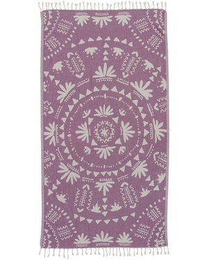 Boho Towel Purple