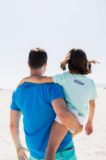 Sapphire Blue Make The Sea Trash Free Eco Kids Tee