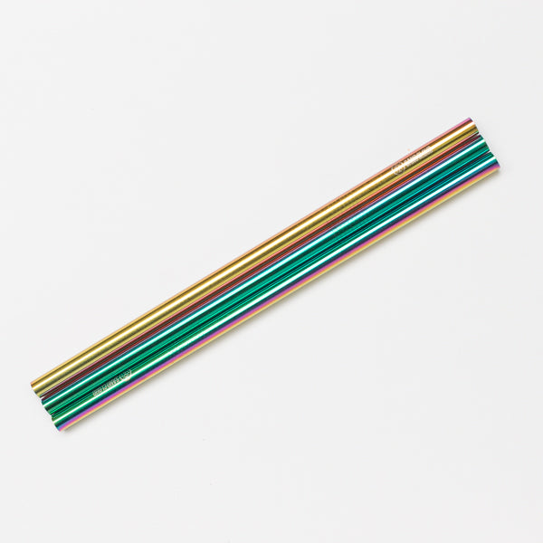 Rainbow Metal Straw Straight - 3 Pack - Sand Cloud