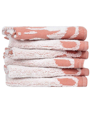 Avalo Washcloth Bath Bundle Dusty Pink