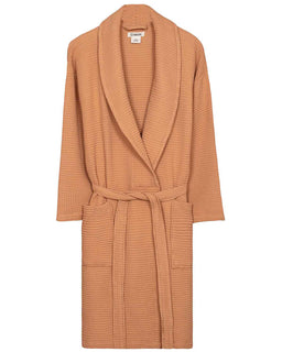 Micro Waffle Robe Beige